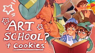 should you go to art school? bake and draw ep.3 (ft. nauseousdog) by Sketches of Shay 15,222 views 5 months ago 40 minutes