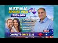 Australia Spouse Visa 309 &amp; 100, Partner Visa Australia Eligibility, Documents &amp; Step-by-Step Guide