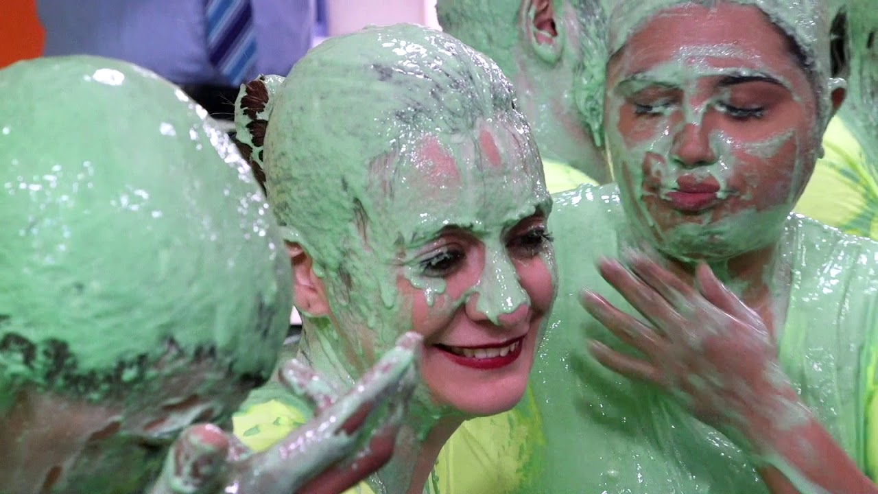 Austin ES Students Slime Teachers