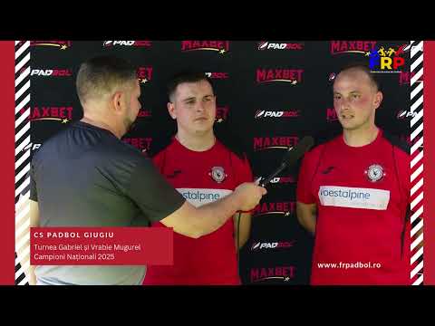 🏆 Campionatul Național de Padbol - Interviu cu Finaliștii Mugurel Vrabie și Gabriel Turnea! 🔥