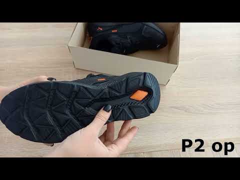 Чоловічі шкіряні кросівки чорні ST RUNNER P2, видео 1