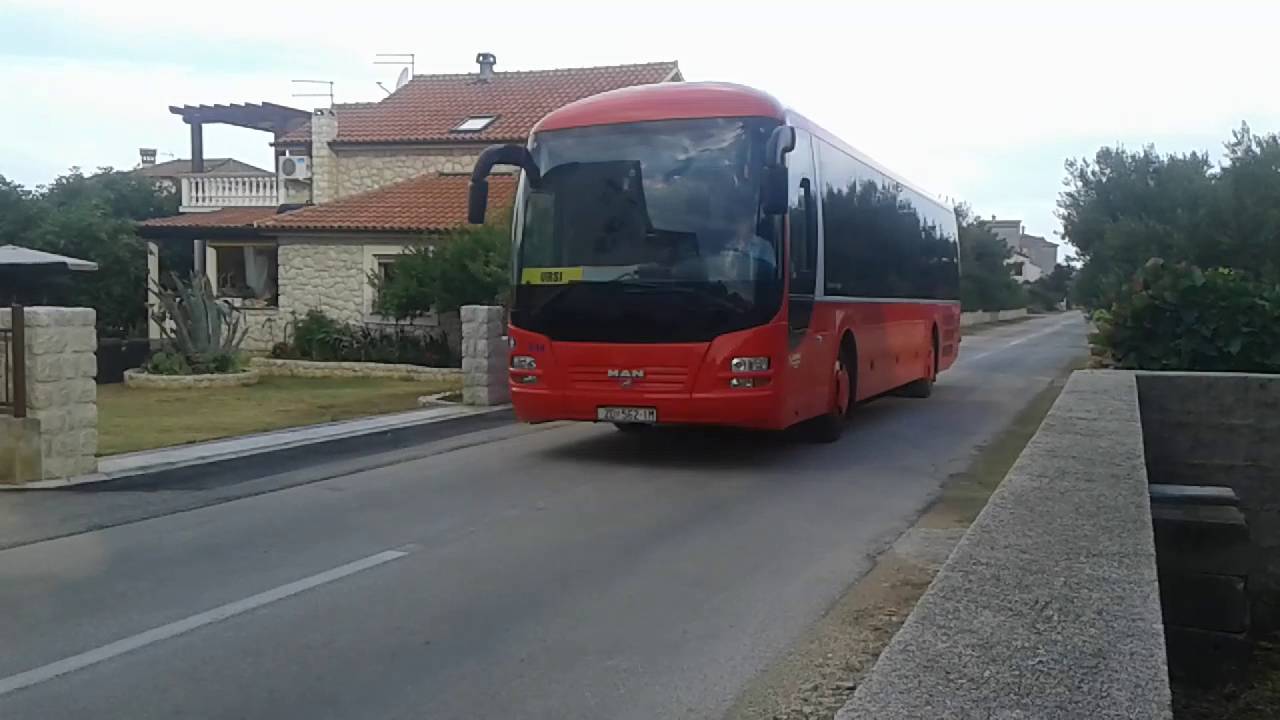 AUTOBUS MAN LIBURNIJA ZADAR 1.8.2016. YouTube