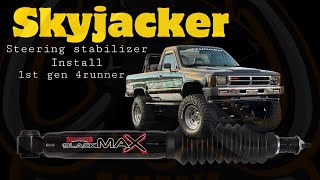 1st gen 4runner Skyjacker steering stabilizer install by MAMMOTH 4RUNNER 793 views 1 year ago 4 minutes, 12 seconds