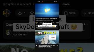 Larping has gone too far #skydoesminecraft #larpers #larp #nostalgia #larpverse #fyp
