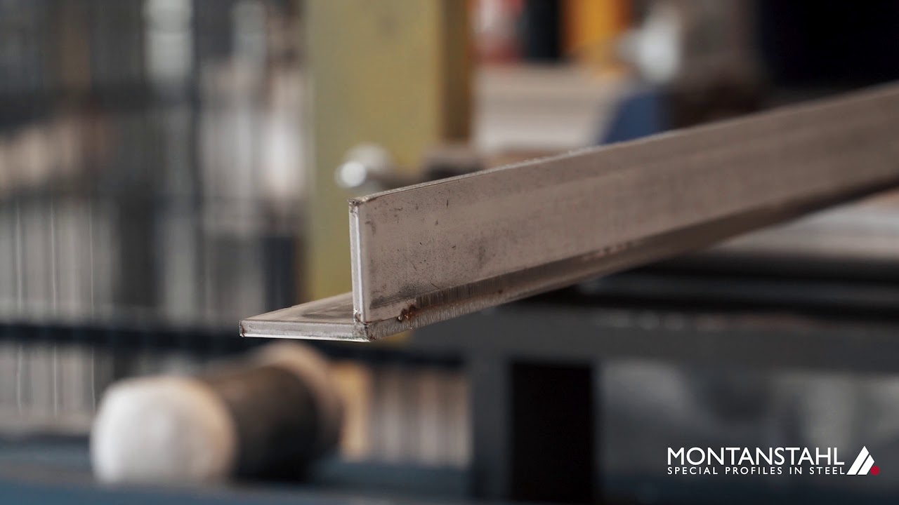 Milling process for steel and inox profiles - YouTube