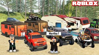 Arabalarımızla Karavan Çektik ve Piknik Yaptık - Roblox screenshot 5