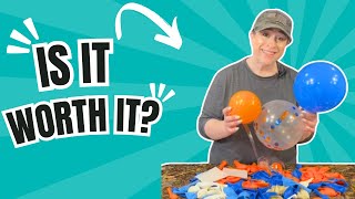 Review of 110 Pcs Blue and Orange Balloon Arch Kit