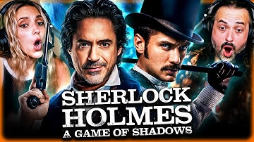 SHERLOCK HOLMES: A GAME OF SHADOWS (2011) IS BRILLIANTLY FUN!! MOVIE REACTION!! Robert Downey Jr.