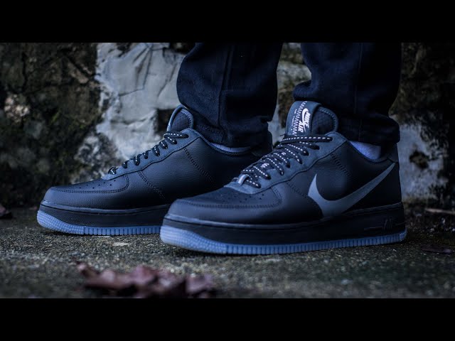 Nike Air Force 1 '07 LV8 3 (Black/Silver Lilac-Anthracite) Cinematic