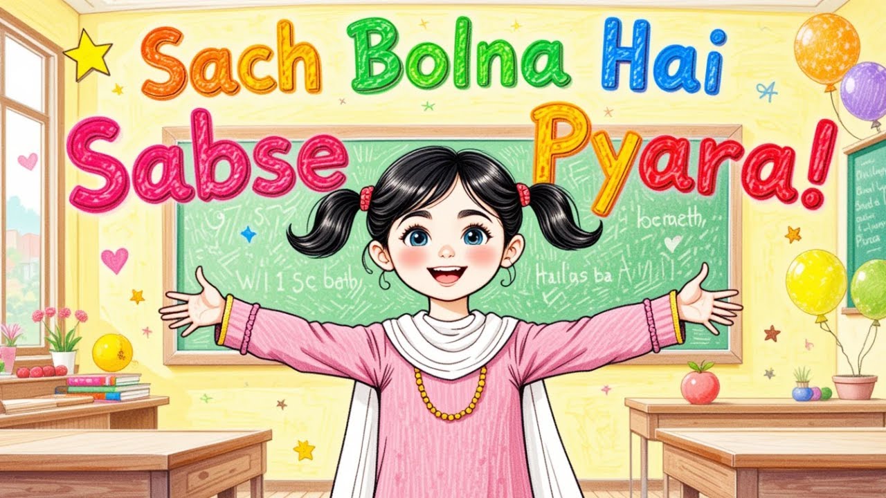 🌟Jhoot Kyun Bura Hai? Sach Kyun Zaroori Hai? | New Kids Song🌟