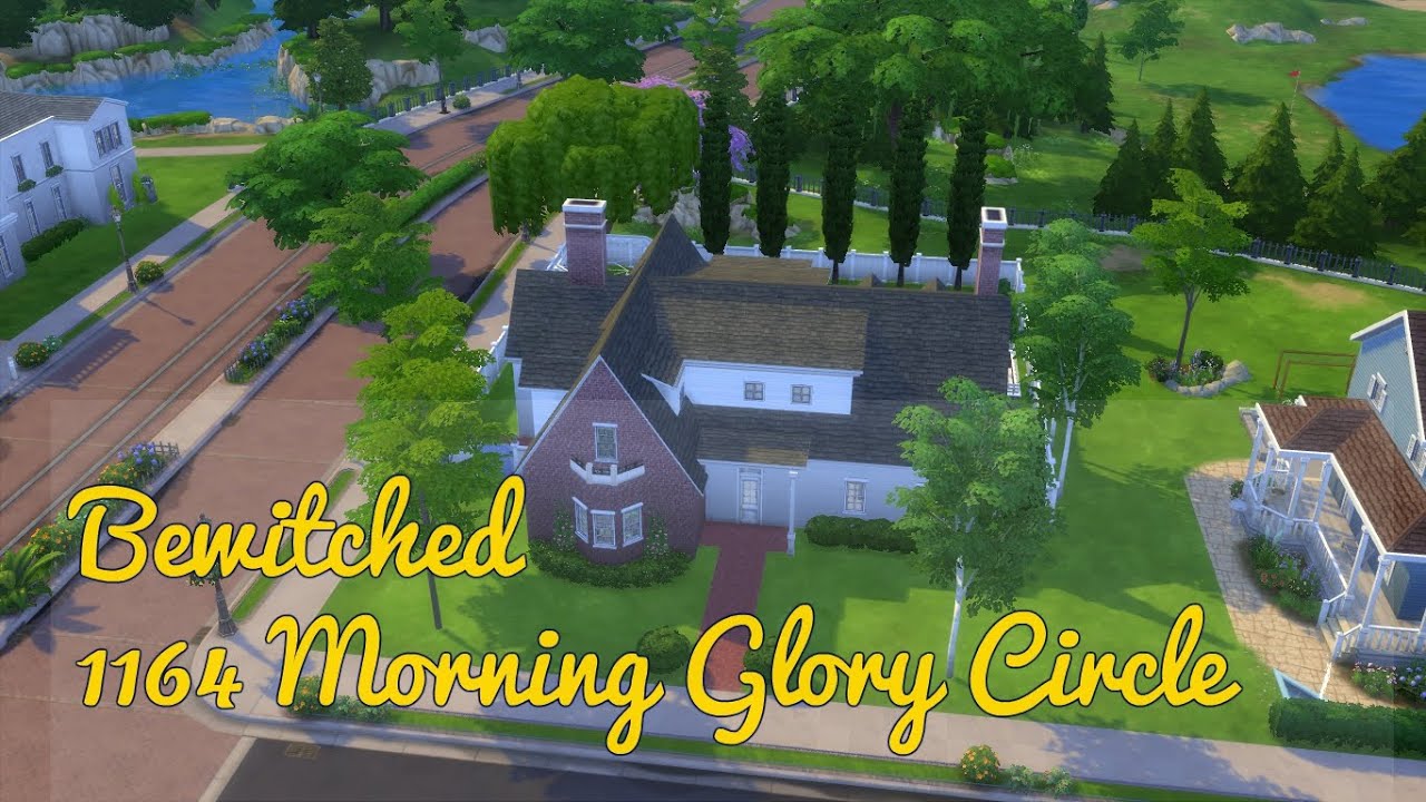 The Sims 4 Speed Build - Bewitched - 1164 Morning Glory Circle - YouTube