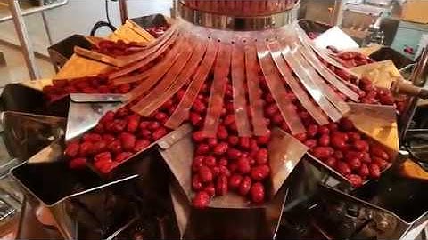 Automated multi head combo scale dry dates weighing bagging machine