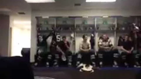 Danbury Whalers James Sanford Post Game Celebration