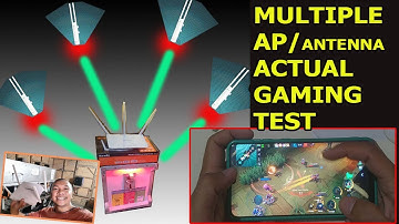 PISO WIFI USING MULTIPLE ANTENNA ACTUAL GAMING TEST