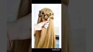 simple hairstyles 😍#hairstyle #shortvideo  #trending