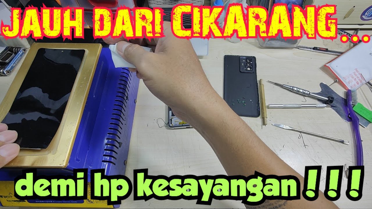 REPAIR / mengganti kaca LCD xiaomi Mi 11T...jauh dari kabupaten