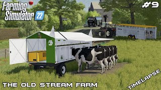 소를 목장으로 옮기고 새로운 이동식 착유 | 올드 스트림 팜 | 농업 시뮬레이터 22 | 9화 screenshot 2