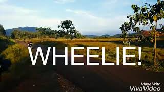 Wheelie satria f150