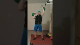 #КроссфитКомплекс "МЕГАВАТТ" #гири2х24кг от #ВетврачГиревик #kettlebellvet #тренировкиСгирями #вызов