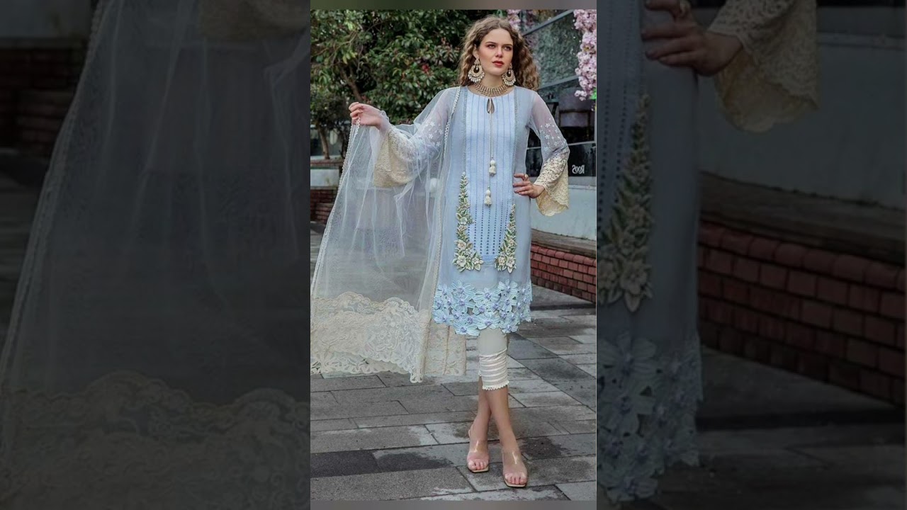 New arrivals summer collections*BRAND* KHUDA BAKSH *Fabric*LAWN CHICKEN KARI 2023 heavy embroidered