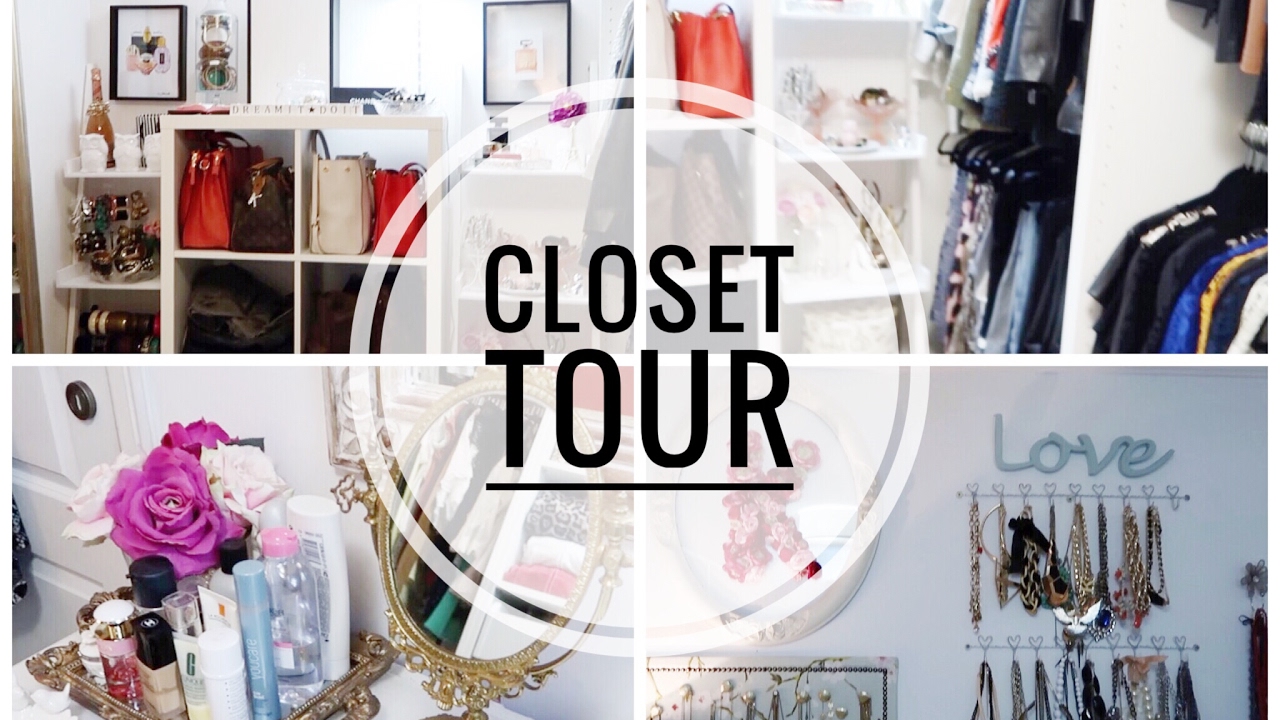 Tour pelo meu closet- dicas de organização de closet - YouTube