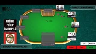 Optima Poker Trainer Version 2.0 Video Demo screenshot 4