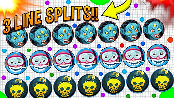 Agar.io - AN EPIC LINE SPLIT 🌀