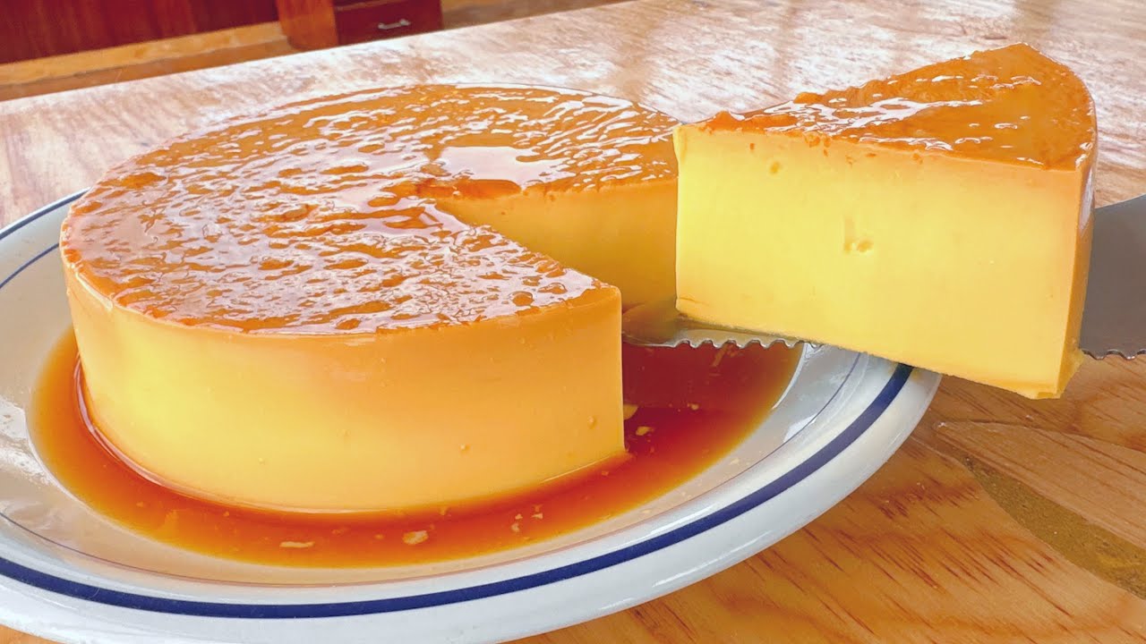 FLAN DE QUESO CREMA DE SÓLO 3 INGREDIENTES!!!