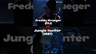 Freddy krueger vs Jungle hunter #edit #horrorcharacters #slasher #creepypasta #horror