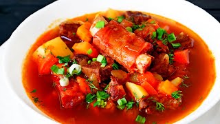 Секреты классических блюд ЗАКАРПАТЬЯ: Как приготовить мясной Бограч!