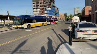 2 Sacramento Regional Transit Bus Routes 38 & 30 & Light Rail Gold Line To SAC In 4K