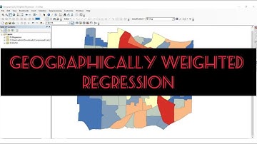 GEOGRAPHICALLY WEIGHTED REGRESSION IN ARCGIS @GISRSSolution  #gis #gwr #arcgis