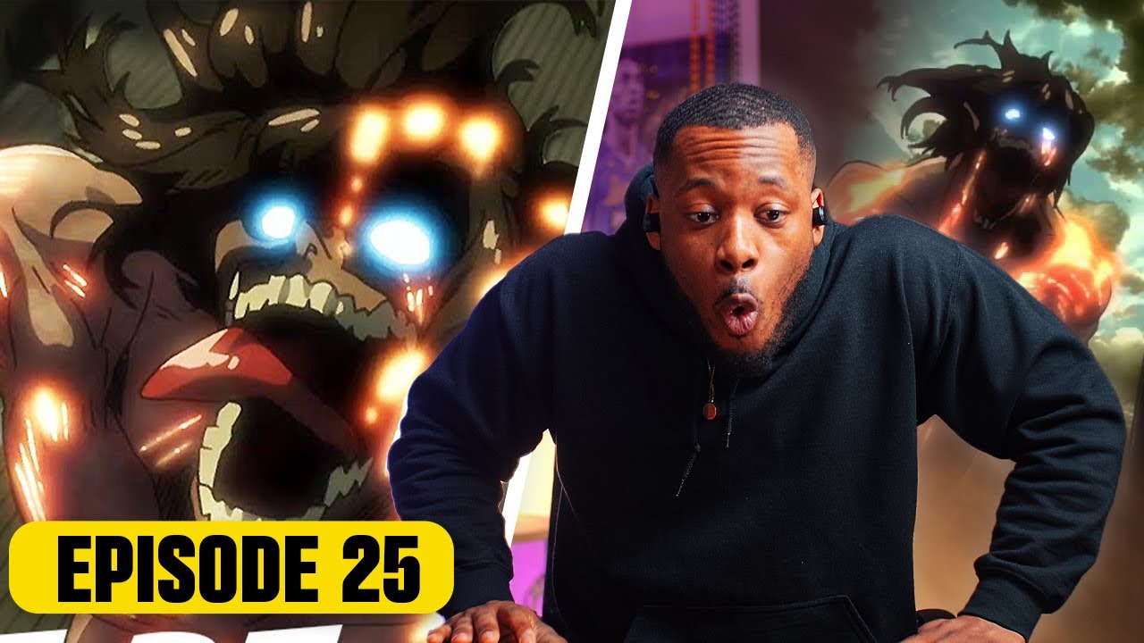 "IT'S ABOUT TO GO DOWN!!" ATTACK ON TITAN!! 1X25 REACTION | EPISODE 25 🤯