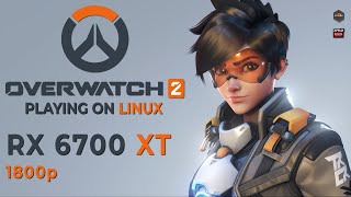 Overwatch 2 | 1800p | Nobara Project | RX 6700 XT + Ryzen 7 5800x | Linux Gaming