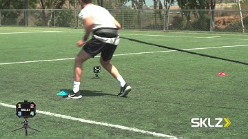 SKLZ Performance Drills | Reactive Box Shuttle - Resisted | Recoil 360 + Reactive Agility Cones