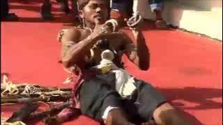 Wadian Kebal Duri Budaya Adat Dayak Meratus  Kalimantan Selatan.