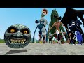 SCARY MOON VS TREVOR HENDERSON CREATURES!! Garry's Mod Sandbox