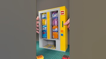 Giant Working Lego Soda Vending Machine #lego