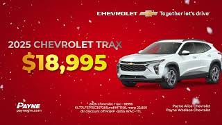 Get a New 2025 Chevy Trax $18,995 | Payne Alice Chevy GMC | Alice, Texas