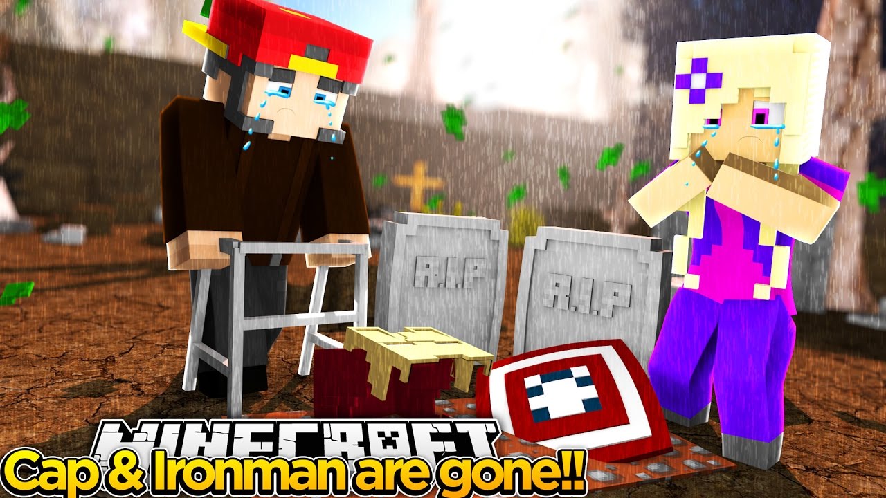 Minecraft Adventure - CAPTAIN AMERICA & IRON-MAN ARE DEAD!!