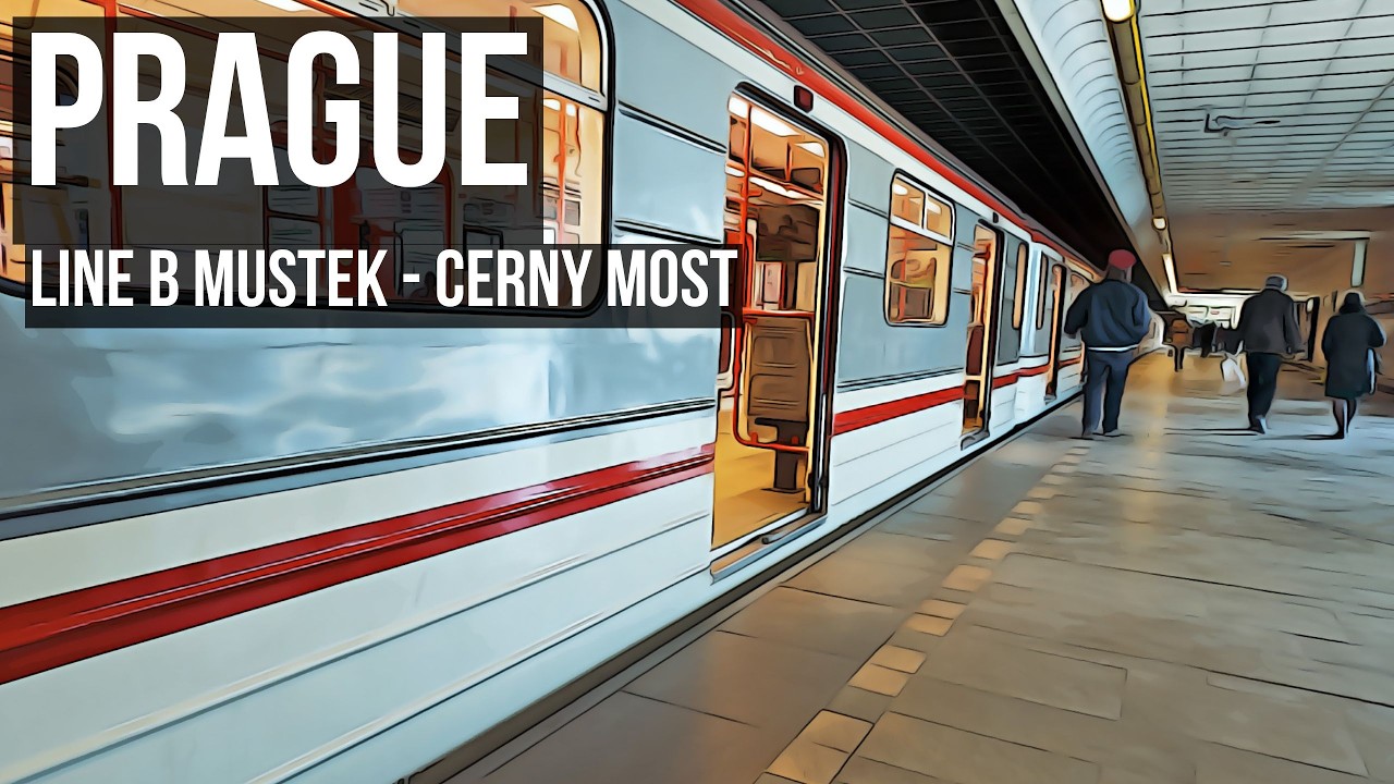 PRAGUE METRO: Line B Mustek - Cerny Most