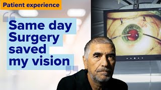 How a patient's eyesight was saved by one of our surgeons