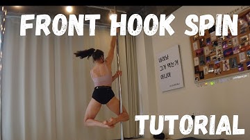 Front Hook Spin ❘  Pole Tutorial For Beginners