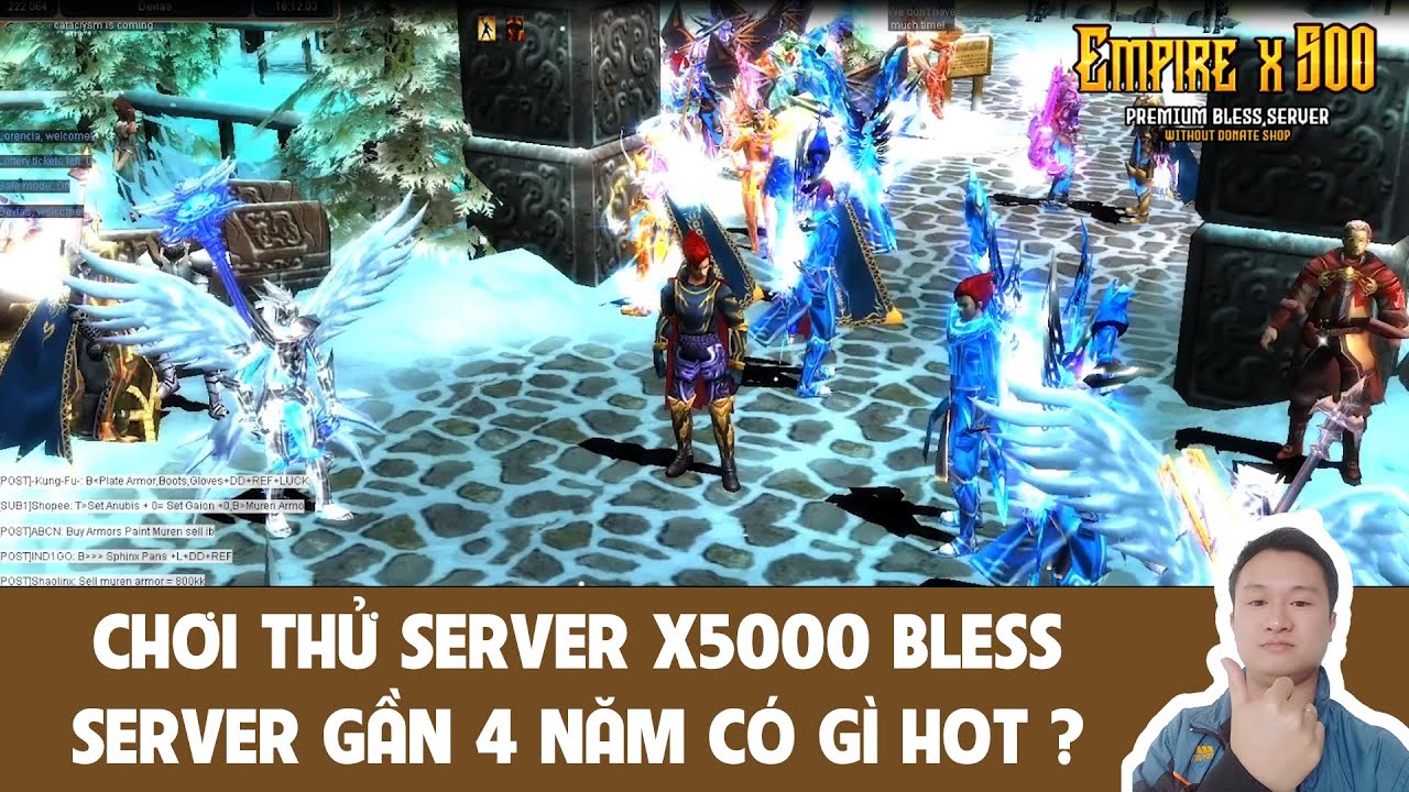 bless online na  2022 Update  Chơi Thử Server X5000 Mu Bless - Server Tồn Tại 4 Năm, Giờ Vẫn Hơn 600 Tây Online