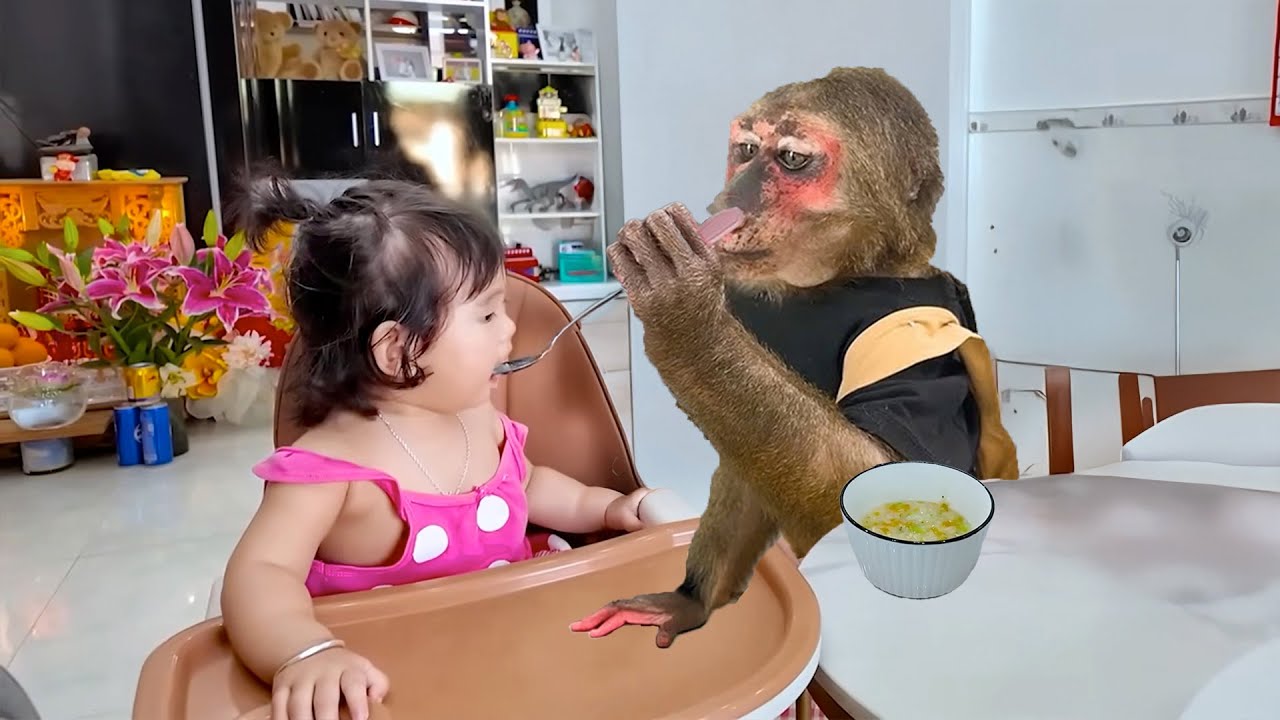 YoYo Jr helps mom take care of Ai Chau