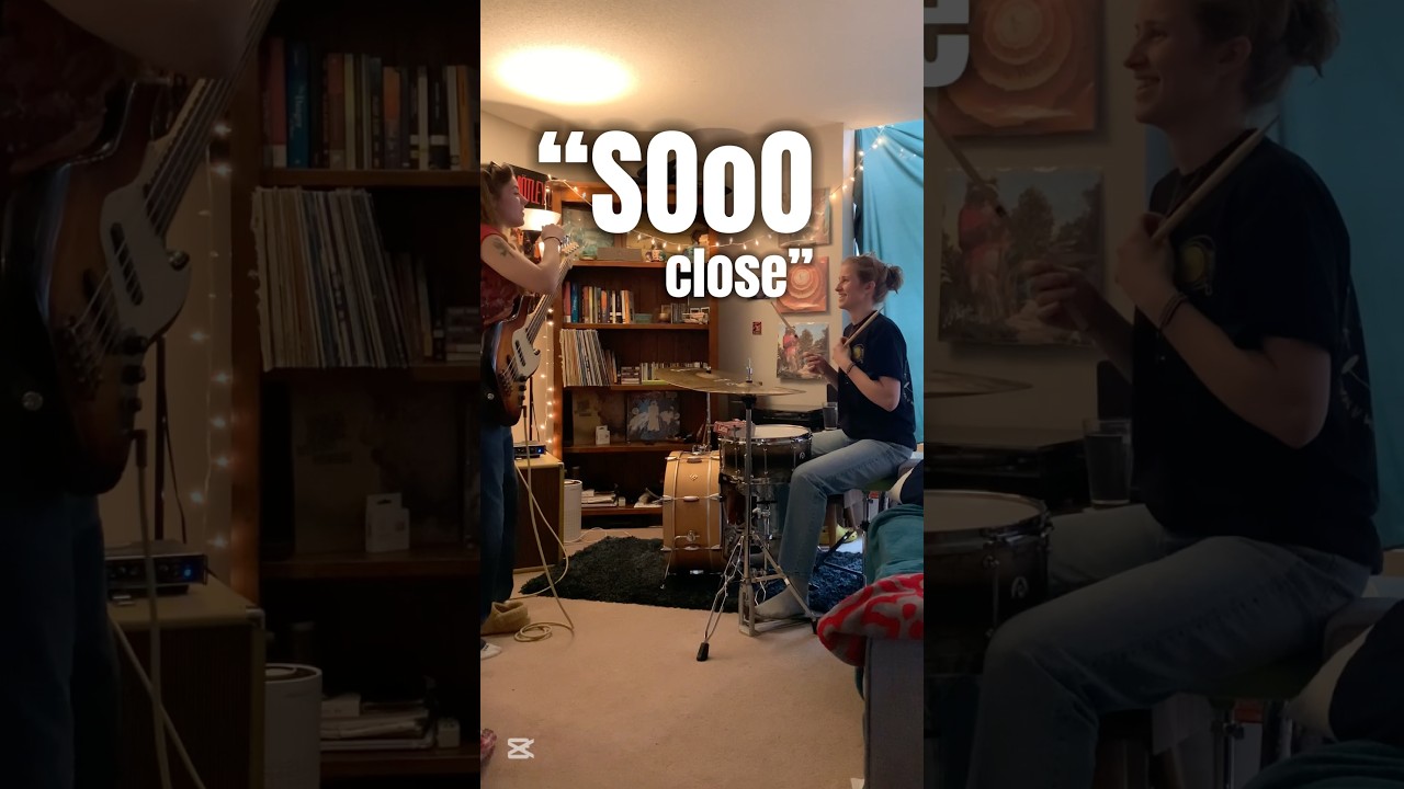 improv bass and drum jam