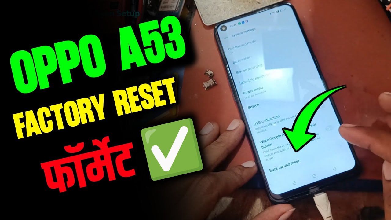 OPPO A53 Factory Reset | OPPO A53 Format Kaise Kare (Step by Step)