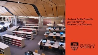 Law Library tour for Business students - University of Sydney