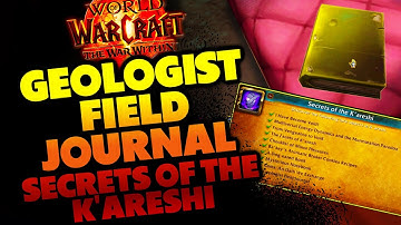 Geologist Field Journal [wow]