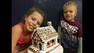 Как сделать пряничный домик своими руками. Funny Family Minsk. Весёлая семья Минск